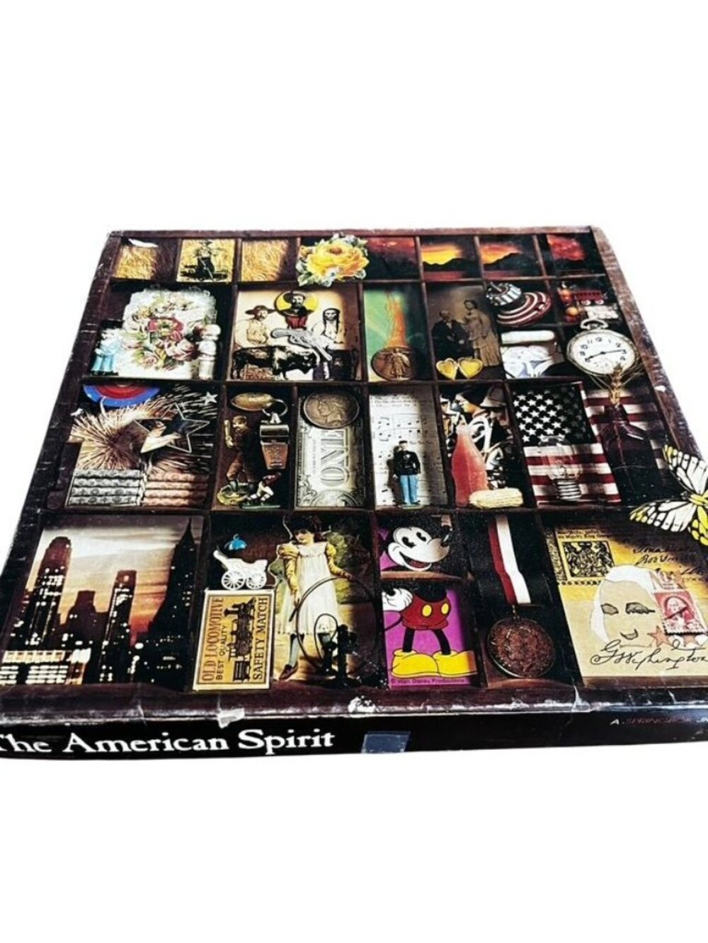 Vintage Springbok The American Spirit Jigsaw Puzzle *Incomplete*